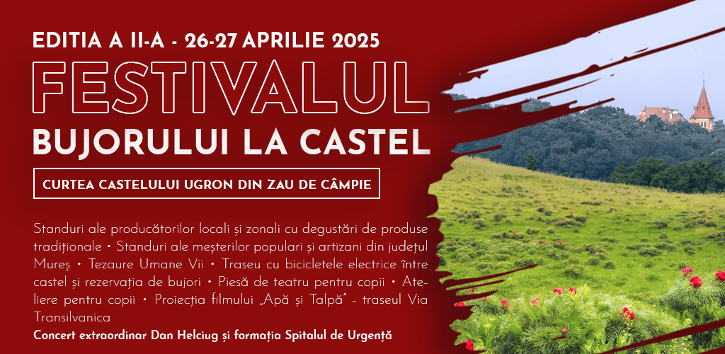 Festivalul Bujorului la Castel. 2025